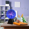 Magic Plasma Ball Lamp Touch Glass LED Night Light For Kids Bedroom