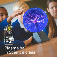 Magic Plasma Ball Lamp Touch Glass LED Night Light For Kids Bedroom