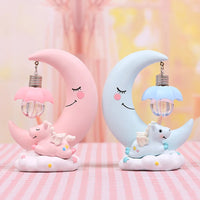 Cartoon Moon Unicorn LED Night Light  For Baby