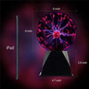 Magic Plasma Ball Lamp Touch Glass LED Night Light For Kids Bedroom