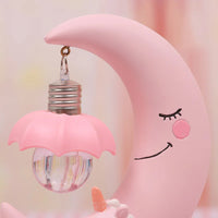 Cartoon Moon Unicorn LED Night Light  For Baby