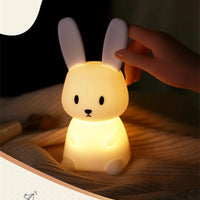 Animal Cartoon Silicone Led Lamp Dimmable USB Rechargeable For Kids