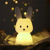 Animal Cartoon Silicone Led Lamp Dimmable USB Rechargeable For Kids