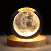 USB Night Light LED Crystal Ball 3D Galaxy Table Lamp for Kids