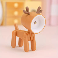 Creative LED Mini Foldable Deer Table Lamp For Kids Bedroom Decoration