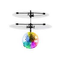 Led Light Suspension Crystal Ball Infrared Induction RC Gesture Control for Kids