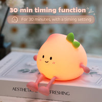 Silicone Rechargeable  LED Sleeping Lamp For Kids Room