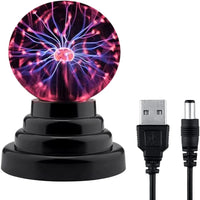 Magic Plasma Ball Lamp Touch Glass LED Night Light For Kids Bedroom