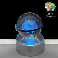 3D Crystal Anime Game Led Night Light For Kids Room Decoration