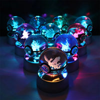 3D Crystal Anime Game Led Night Light For Kids Room Decoration