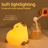 Silicone Rechargeable Led Light Bedside Table Lamp with Touch Sensor For Kids