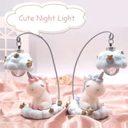 Cartoon Unicorn Led Night Baby Room Night Lamp For Kids