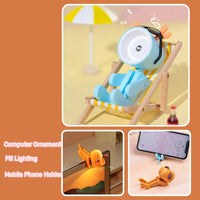 Creative LED Mini Foldable Deer Table Lamp For Kids Bedroom Decoration