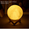 Battery Powered With Stand Starry Moon Led Lamp For Kids Bedroom