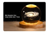 USB Night Light LED Crystal Ball 3D Galaxy Table Lamp for Kids