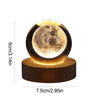 USB Night Light LED Crystal Ball 3D Galaxy Table Lamp for Kids