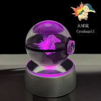 3D Crystal Anime Game Led Night Light For Kids Room Decoration