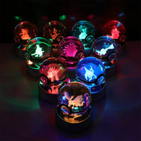 3D Crystal Anime Game Led Night Light For Kids Room Decoration