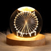 USB Night Light LED Crystal Ball 3D Galaxy Table Lamp for Kids