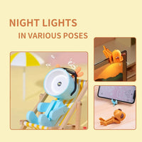 Creative LED Mini Foldable Deer Table Lamp For Kids Bedroom Decoration