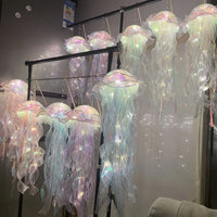 Jellyfish LED Lantern Bedroom Night Light Atmosphere Lamp For Kids