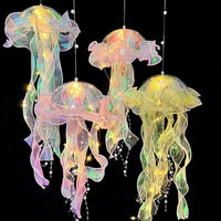 Jellyfish LED Lantern Bedroom Night Light Atmosphere Lamp For Kids