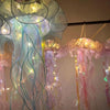 Jellyfish LED Lantern Bedroom Night Light Atmosphere Lamp For Kids