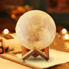 Battery Powered With Stand Starry Moon Led Lamp For Kids Bedroom