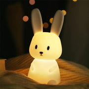 Animal Cartoon Silicone Led Lamp Dimmable USB Rechargeable For Kids