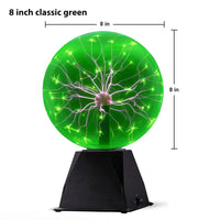 Magic Plasma Ball Lamp Touch Glass LED Night Light For Kids Bedroom