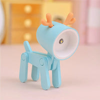 Creative LED Mini Foldable Deer Table Lamp For Kids Bedroom Decoration