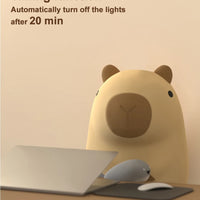 Silicone Rechargeable Led Light Bedside Table Lamp with Touch Sensor For Kids